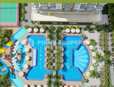 Luxury real estate: 1+1 apartment in a complex under construction with hotel infrastructure on the first coastline in Mahmutlar-id-1198-photo-5