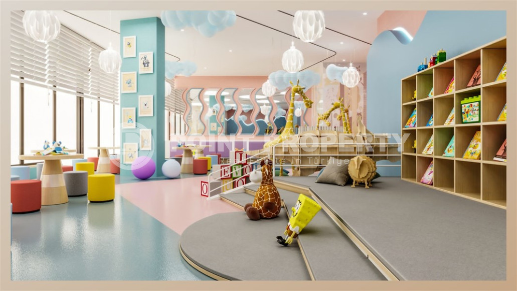 Luxury real estate: 1+1 apartment in a complex under construction with hotel infrastructure on the first coastline in Mahmutlar-id-1198-photo-7