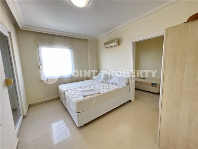 Апартаменты с двумя спальнями с видом на море в комплексе с бассейном в 50 м от моря Демирташ, Аланья-id-2342-фото-6