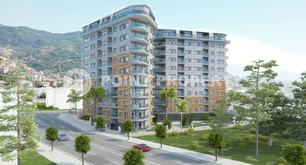 Apartment with sea and mountain views in the heart of Alanya, 650 meters from Cleopatra Beach.-id-1018-photo-4