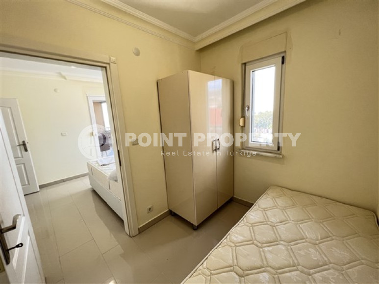 Апартаменты с двумя спальнями с видом на море в комплексе с бассейном в 50 м от моря Демирташ, Аланья-id-2342-фото-7