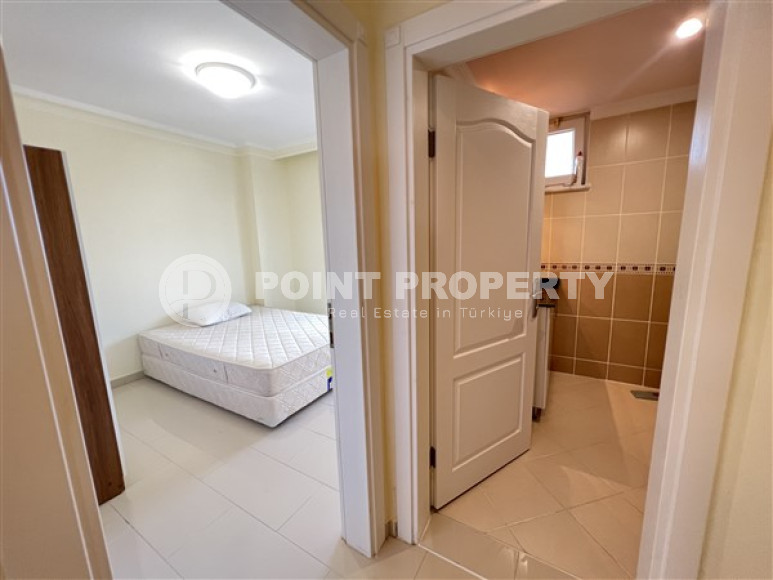 Апартаменты с двумя спальнями с видом на море в комплексе с бассейном в 50 м от моря Демирташ, Аланья-id-2342-фото-10