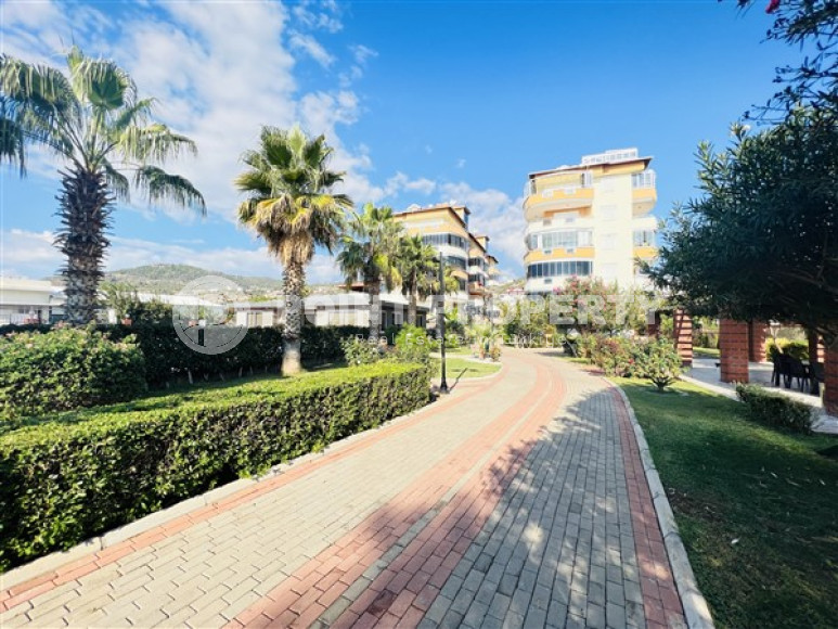 Апартаменты с двумя спальнями с видом на море в комплексе с бассейном в 50 м от моря Демирташ, Аланья-id-2342-фото-13