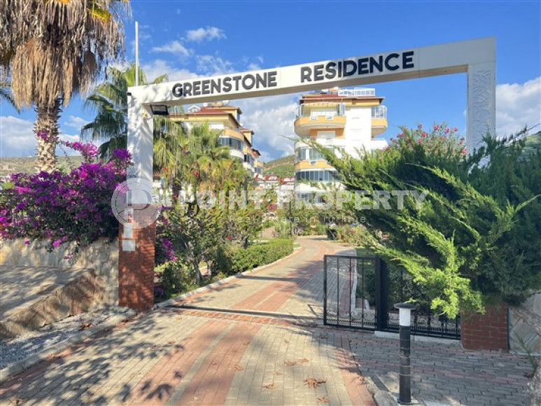 Апартаменты с двумя спальнями с видом на море в комплексе с бассейном в 50 м от моря Демирташ, Аланья-id-2342-фото-14