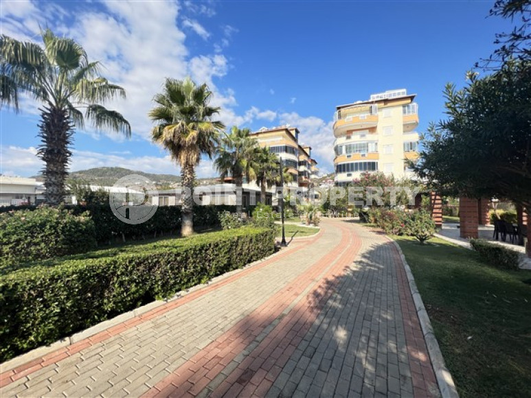 Апартаменты с двумя спальнями с видом на море в комплексе с бассейном в 50 м от моря Демирташ, Аланья-id-2342-фото-15