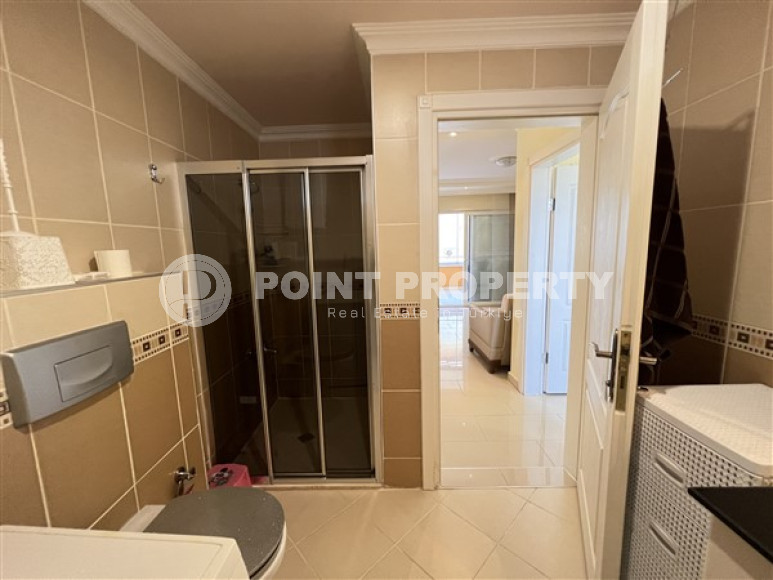 Апартаменты с двумя спальнями с видом на море в комплексе с бассейном в 50 м от моря Демирташ, Аланья-id-2342-фото-20