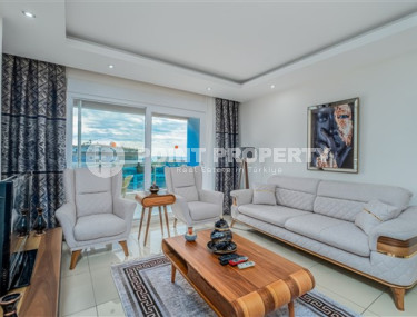 Апартаменты с двумя спальнями, 100 м², в комплексе с отельной инфраструктурой в Джикджили, Аланья-id-2343-фото-3