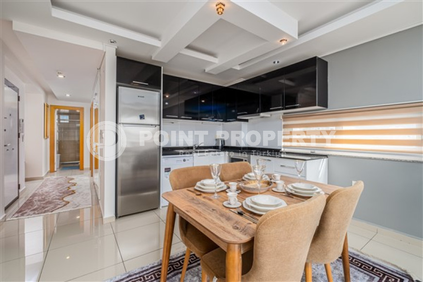 Апартаменты с двумя спальнями, 100 м², в комплексе с отельной инфраструктурой в Джикджили, Аланья-id-2343-фото-5