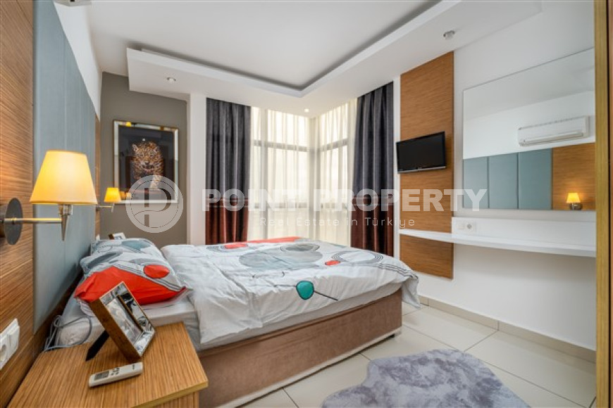 Апартаменты с двумя спальнями, 100 м², в комплексе с отельной инфраструктурой в Джикджили, Аланья-id-2343-фото-32