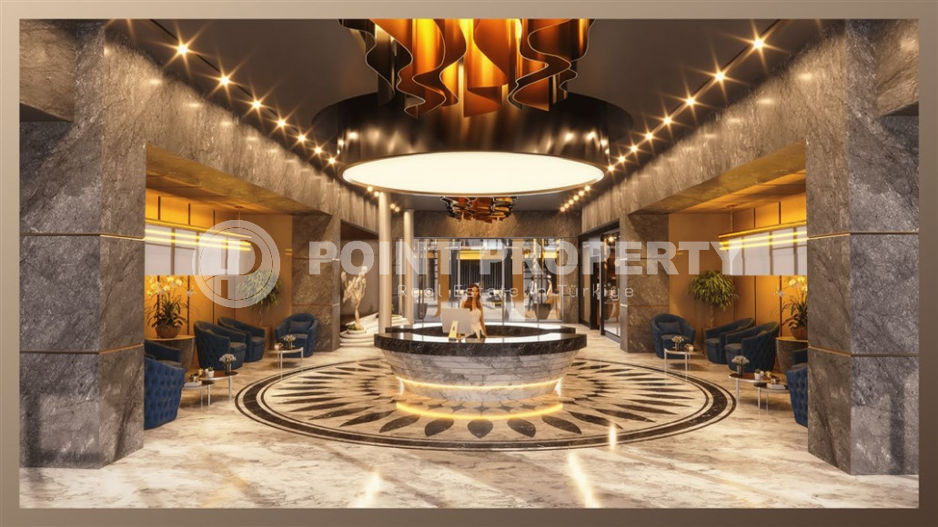 Luxury real estate: 1+1 apartment in a complex under construction with hotel infrastructure on the first coastline in Mahmutlar-id-1198-photo-15