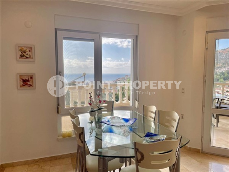 Дуплекс 3+1, 190 м², с потрясающими видами в районе Алании – Бекташ-id-2344-фото-11