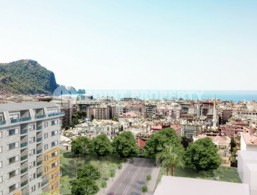 Apartment with sea and mountain views in the heart of Alanya, 650 meters from Cleopatra Beach.-id-1018-photo-5