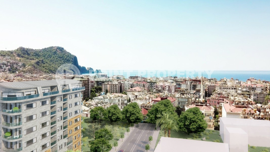 Apartment with sea and mountain views in the heart of Alanya, 650 meters from Cleopatra Beach.-id-1018-photo-5