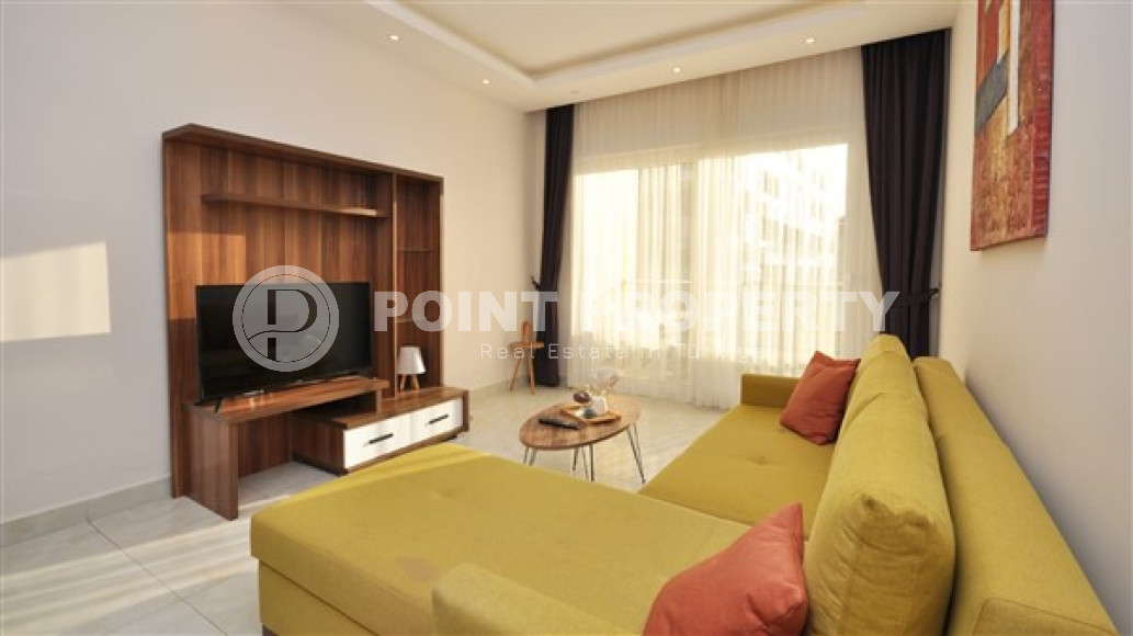 Однокомнатная квартира в стильном современном комплексе рядом с морем Махмутлар, Алания-id-2346-фото-3