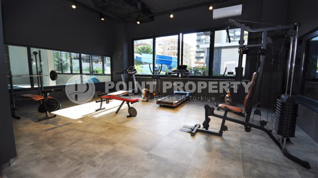 Однокомнатная квартира в стильном современном комплексе рядом с морем Махмутлар, Алания-id-2346-фото-15