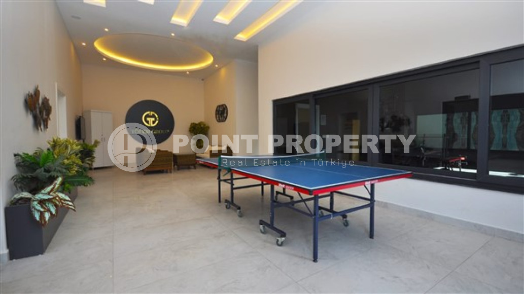 Однокомнатная квартира в стильном современном комплексе рядом с морем Махмутлар, Алания-id-2346-фото-16