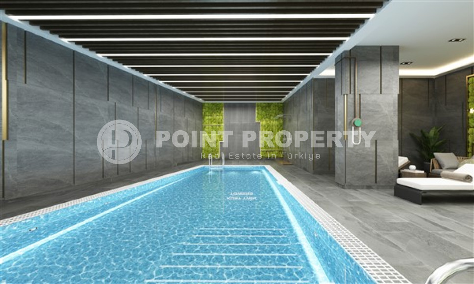 Квартиры, 55-119м², в элитной резиденции в 850м от моря в Махмутларе, Алания, на этапе строительства-id-2350-фото-44