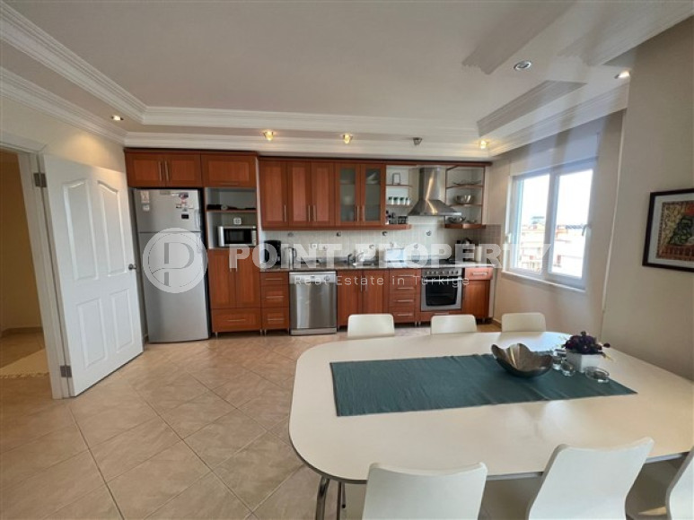 Элегантная трехкомнатная квартира, 125м², с отличными видами в районе Махмутлар, Алания-id-2351-фото-13