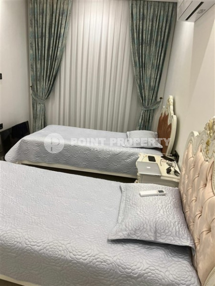 Элитная квартира 2+1, 122м², в комплексе премиум класса на первой береговой линии в Махмутларе, Аланья.-id-2352-фото-13