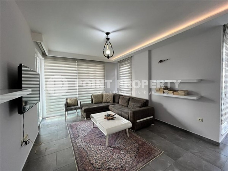 Cozy one-bedroom turnkey apartment, 65m², 150m from the sea in Alanya Oba-id-2353-photo-7