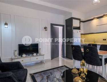 Уютная квартира с одной спальней, 55м², в новом комплексе с инфраструктурой в Махмутларе, Алания-id-2355-фото-3