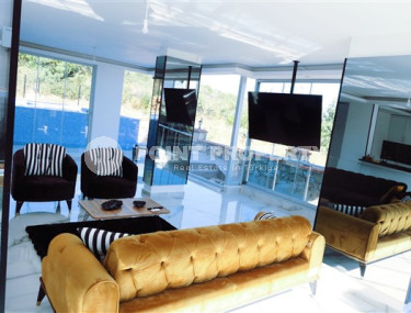 Элегантная, двухэтажная вилла 3+1 с бассейном, площадью 400 м2 в районе Бекташ, Алания-id-2357-фото-4