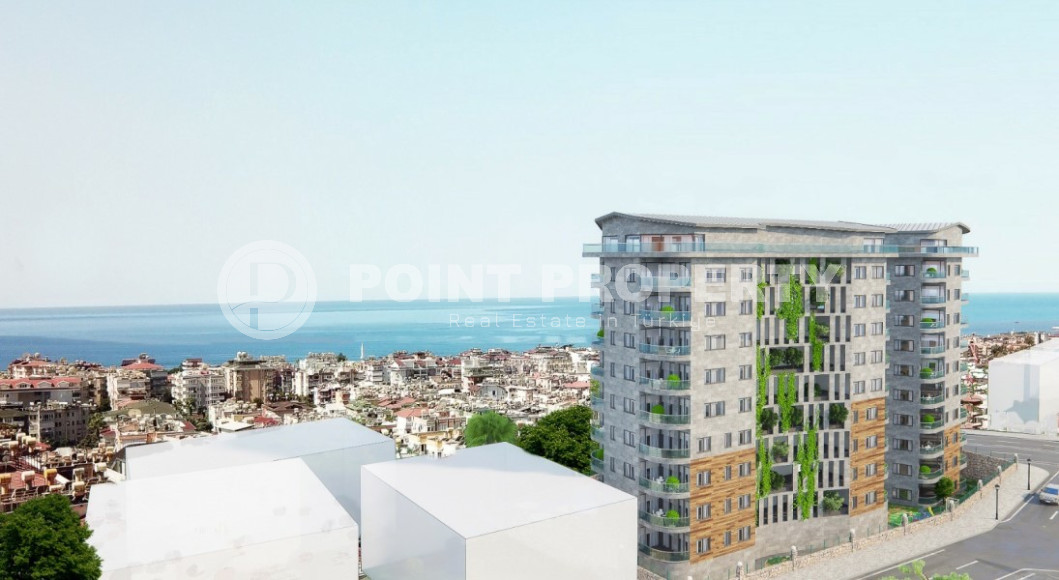 Apartment with sea and mountain views in the heart of Alanya, 650 meters from Cleopatra Beach.-id-1018-photo-8