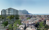 Apartment with sea and mountain views in the heart of Alanya, 650 meters from Cleopatra Beach.-id-1018-photo-9