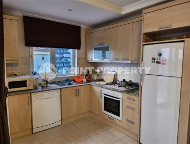 Меблированная трехкомнатная квартира, 90м² с видом на море и горы в тихом районе Алании – Джикджилли-id-2361-фото-3