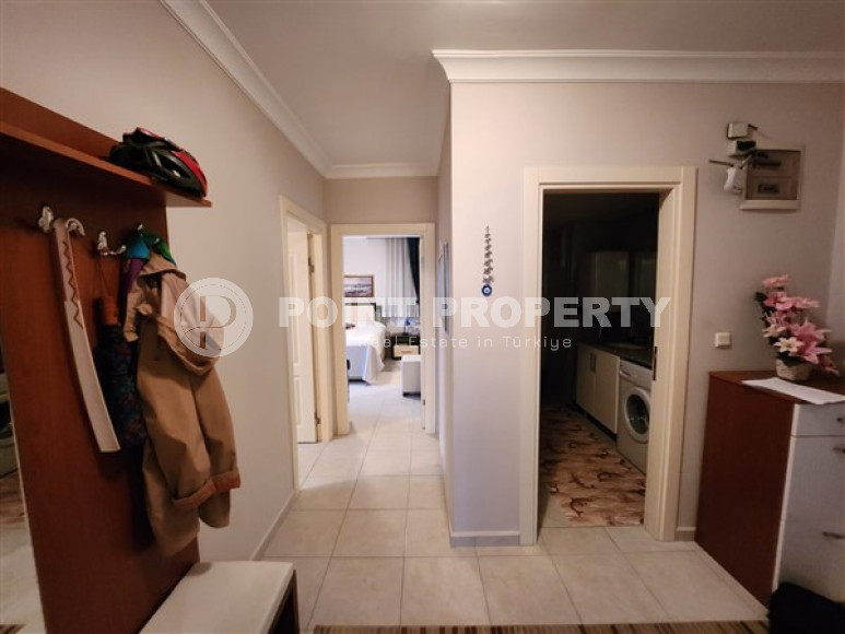 Меблированная трехкомнатная квартира, 90м² с видом на море и горы в тихом районе Алании – Джикджилли-id-2361-фото-7