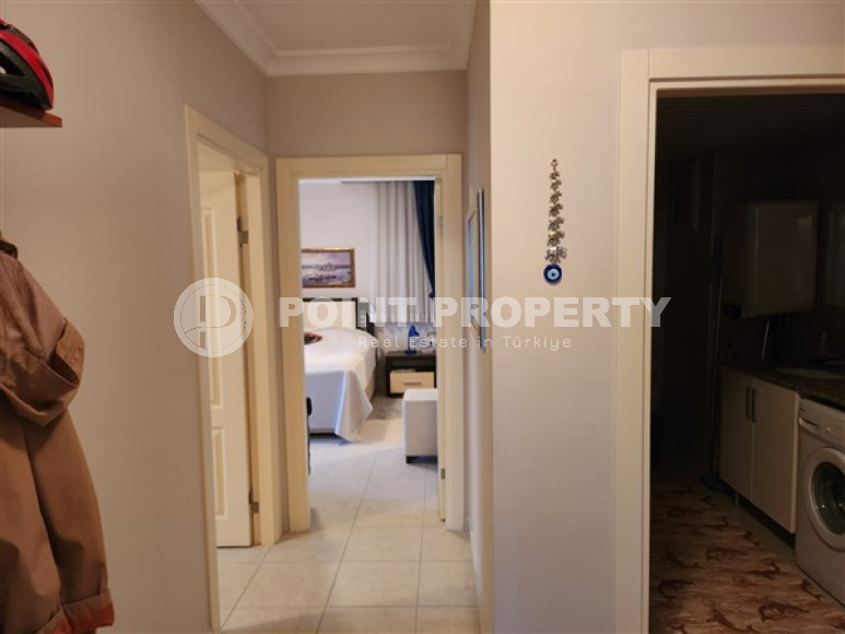 Меблированная трехкомнатная квартира, 90м² с видом на море и горы в тихом районе Алании – Джикджилли-id-2361-фото-8