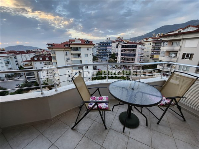 Меблированная трехкомнатная квартира, 90м² с видом на море и горы в тихом районе Алании – Джикджилли-id-2361-фото-15