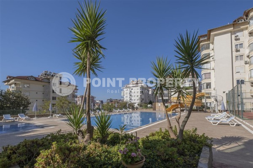 Меблированная трехкомнатная квартира, 90м² с видом на море и горы в тихом районе Алании – Джикджилли-id-2361-фото-17