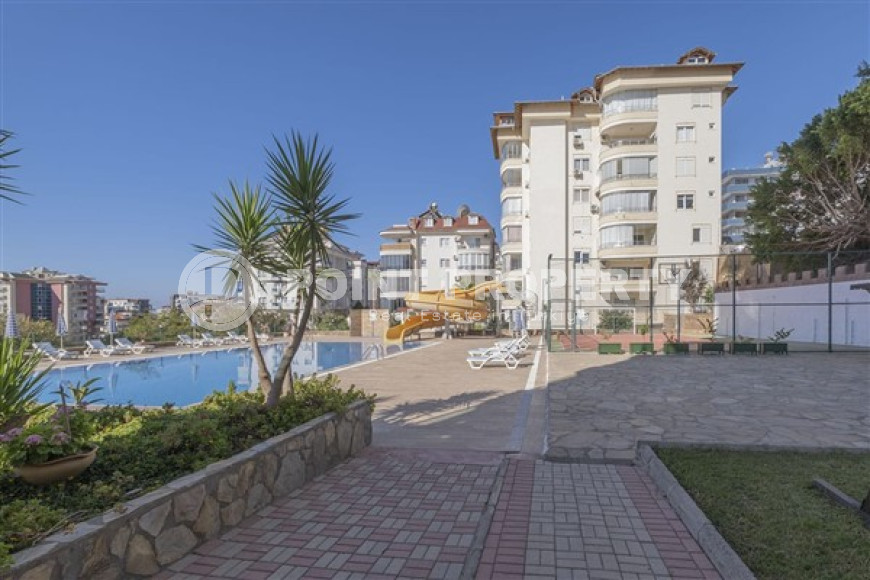 Меблированная трехкомнатная квартира, 90м² с видом на море и горы в тихом районе Алании – Джикджилли-id-2361-фото-23