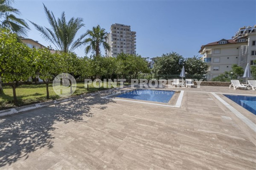 Меблированная трехкомнатная квартира, 90м² с видом на море и горы в тихом районе Алании – Джикджилли-id-2361-фото-25