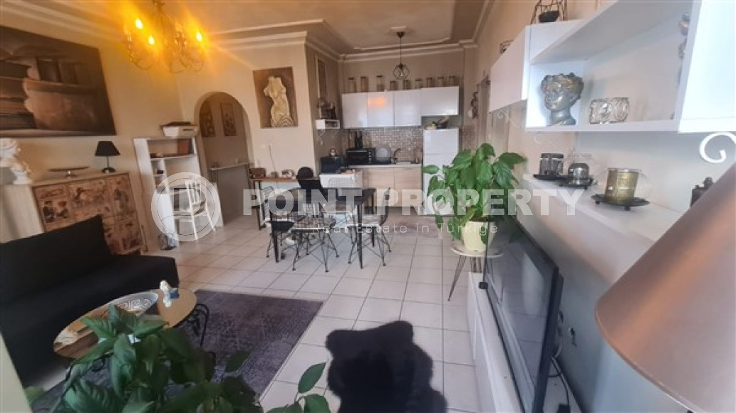 Готовая к проживанию, двухкомнатная квартира, 70м², в Махмутларе, Алания, в 150м от моря-id-2363-фото-4