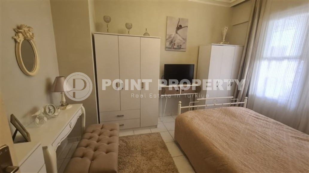 Готовая к проживанию, двухкомнатная квартира, 70м², в Махмутларе, Алания, в 150м от моря-id-2363-фото-10