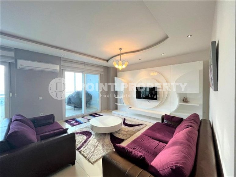 Квартира 2+1 с террасой в 100 метрах от моря в районе Кестель, Алания-id-2367-фото-3