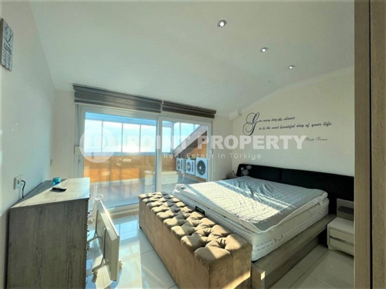 Квартира 2+1 с террасой в 100 метрах от моря в районе Кестель, Алания-id-2367-фото-8