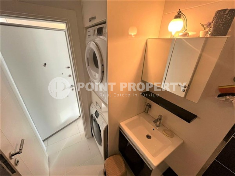 Квартира 2+1 с террасой в 100 метрах от моря в районе Кестель, Алания-id-2367-фото-10