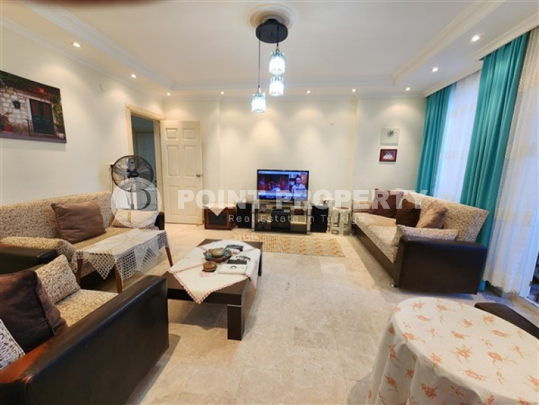 Квартира с двумя спальнями, 110м², мебелью и бытовой техникой с видом на горы в Махмутларе, Алания-id-2371-фото-8