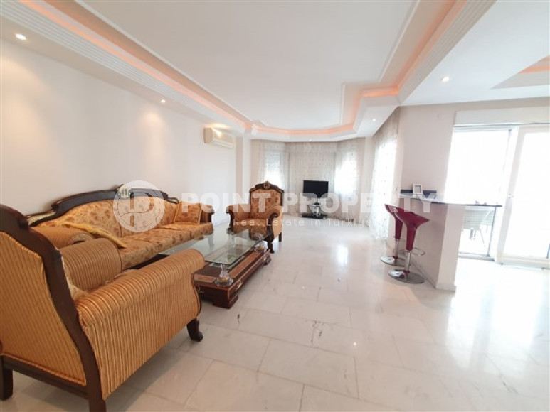 Просторная квартира 2+1, 125м², в комплексе на первой береговой линии в Тосмуре, Алания-id-2372-фото-3