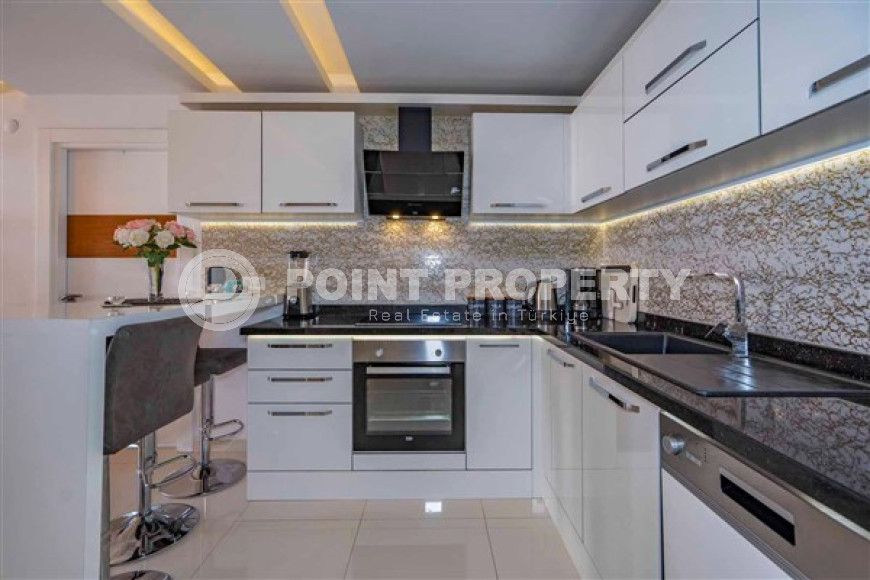 Меблированная квартира с двумя спальнями, 97м², в комплексе с инфраструктурой в центре Алании-id-2373-фото-3