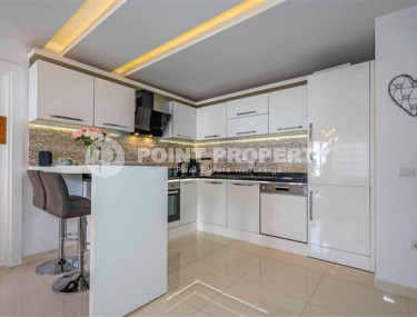 Меблированная квартира с двумя спальнями, 97м², в комплексе с инфраструктурой в центре Алании-id-2373-фото-4