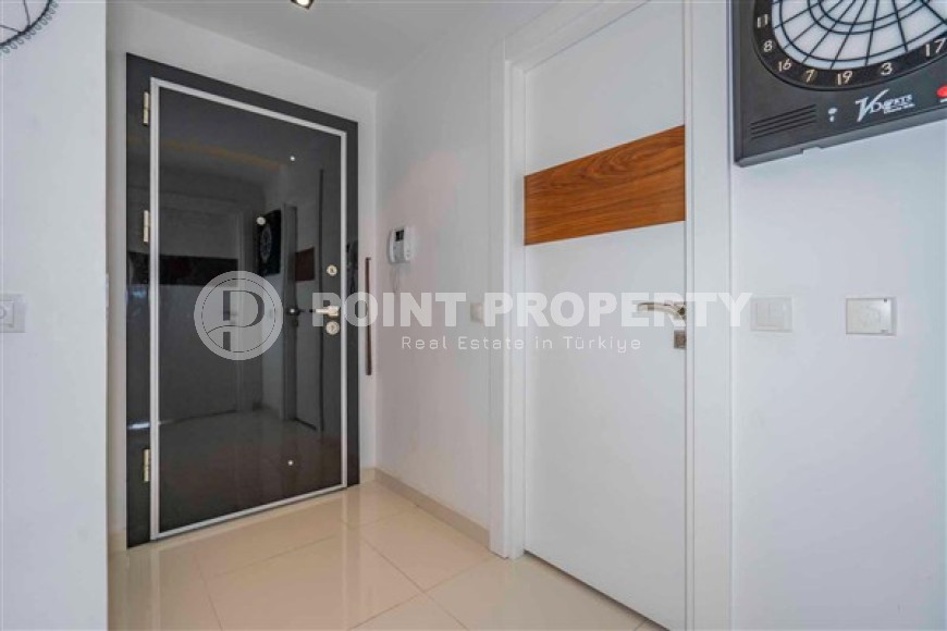 Меблированная квартира с двумя спальнями, 97м², в комплексе с инфраструктурой в центре Алании-id-2373-фото-5