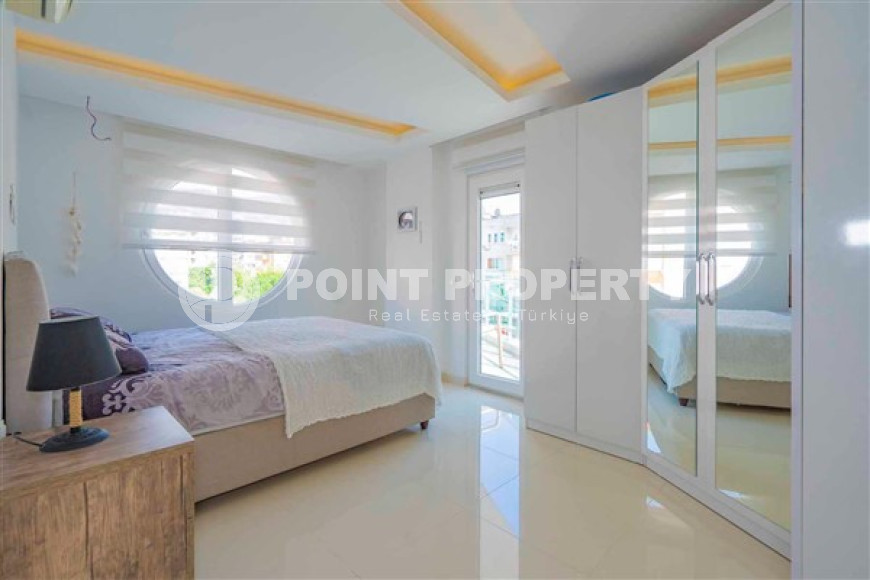 Меблированная квартира с двумя спальнями, 97м², в комплексе с инфраструктурой в центре Алании-id-2373-фото-10