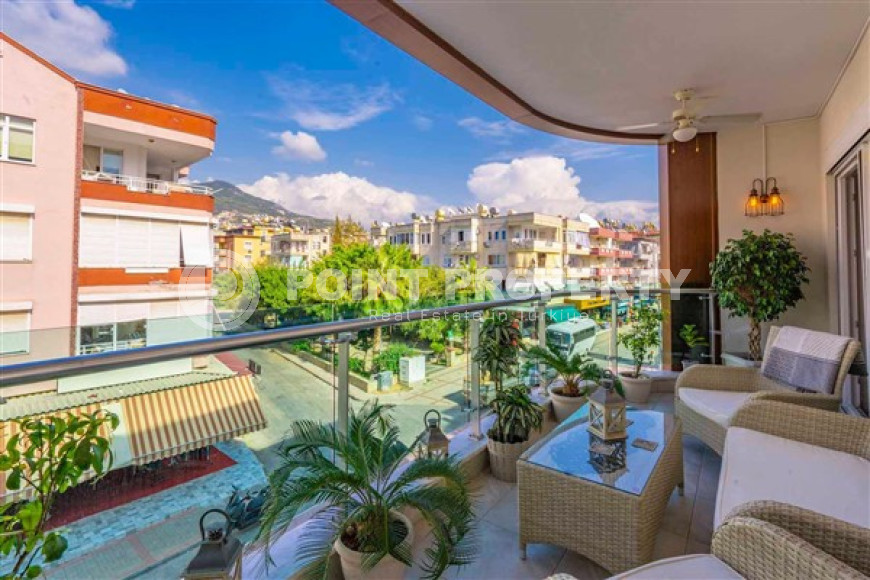 Меблированная квартира с двумя спальнями, 97м², в комплексе с инфраструктурой в центре Алании-id-2373-фото-12