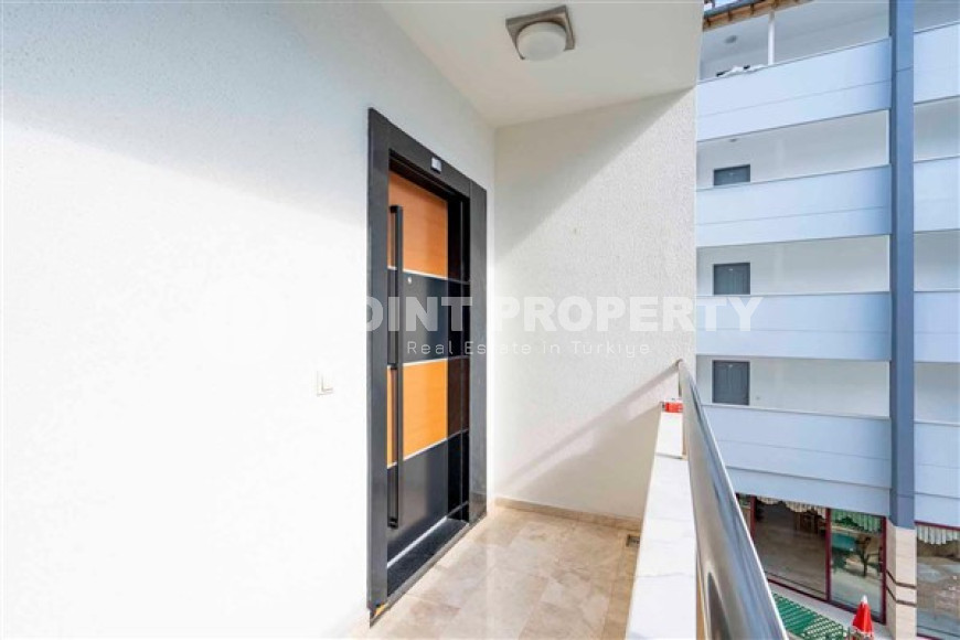 Меблированная квартира с двумя спальнями, 97м², в комплексе с инфраструктурой в центре Алании-id-2373-фото-18