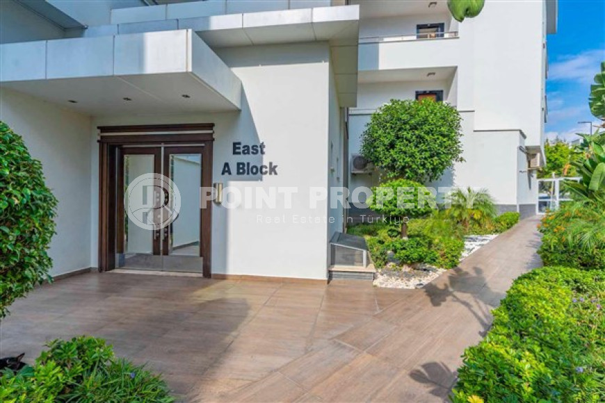 Меблированная квартира с двумя спальнями, 97м², в комплексе с инфраструктурой в центре Алании-id-2373-фото-19