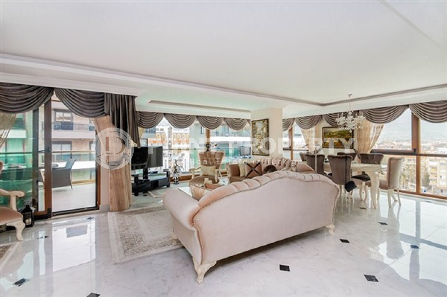 Elite five-room penthouse, 315m², on the first coastline in Oba, Alanya-id-2375-photo-10